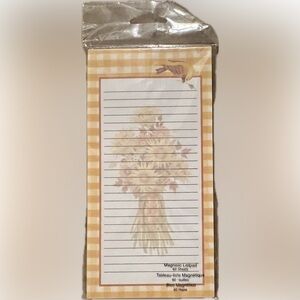 🍄New Magnetic Fridge Autumn Days Notepad List Pad Organization Office 60 Sheets